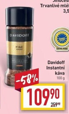 Instantní kávy Davidoff