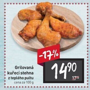 Stehno kuřecí grilované