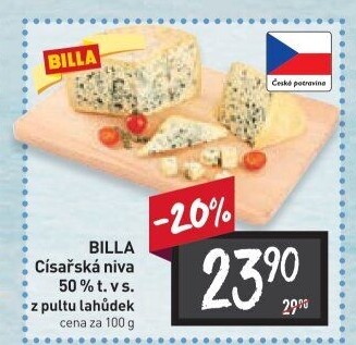 Sýr Niva císařská 50% Billa