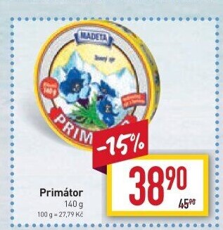 Sýr tavený Primátor Madeta