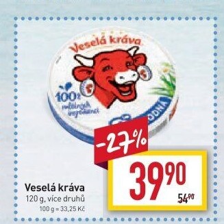 Sýr tavený Veselá kráva