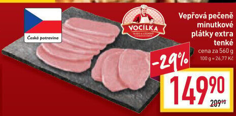 Vepřová pečeně bez kosti Vocílka