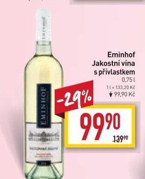 Víno Eminhof Diana Moravia - přívlastkové