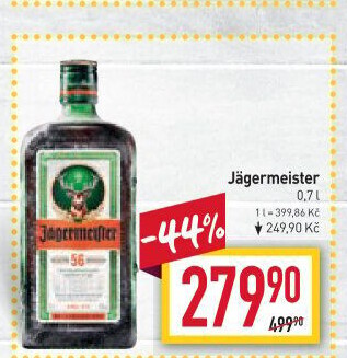 Bylinný likér Jägermeister