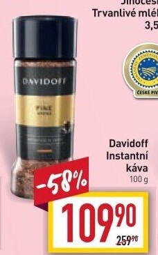 Instantní kávy Davidoff