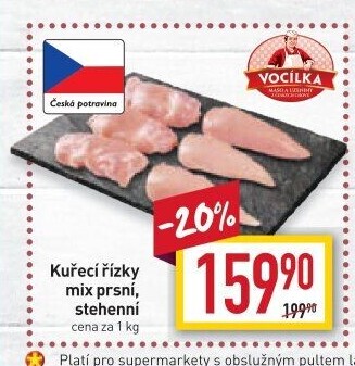 Kuřecí řízky mix Vocílka