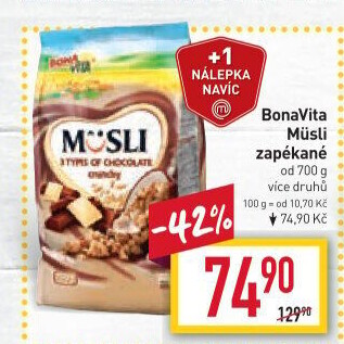 Müsli zapékané Bonavita