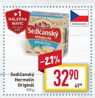 Sýr Hermelín Sedlčanský