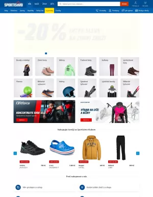 akční leták Sportisimo 8.2.2023-14.2.2023