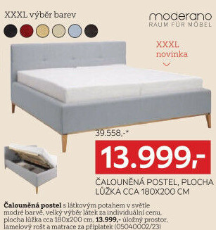 ČALOUNĚNÁ POSTEL