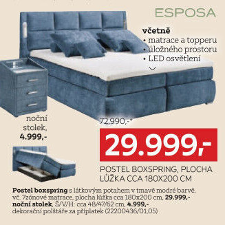 POSTEL BOXSPRING
