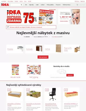 akční leták IDEA nábytek 14.2.2023-20.2.2023