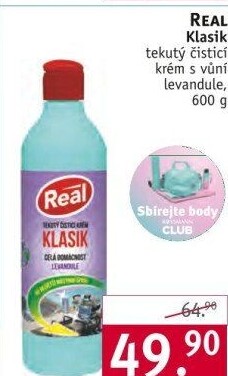 Čisticí krém Klasik Real