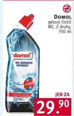 Gelový čistič WC Domol
