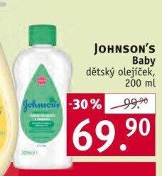 Olej tělový dětský Johnson'