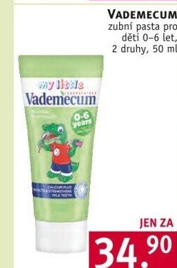 Pasty na zuby dětské Vademecum