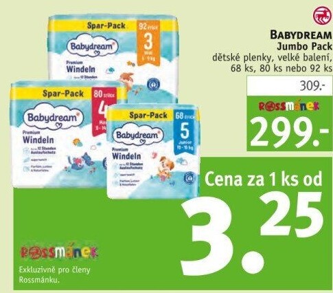 Pleny dětské Babydream