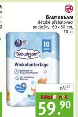 Podložky přebalovací Babydream