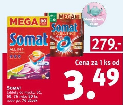 Tablety do myčky Somat