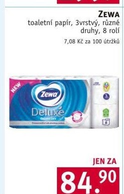 Toaletní papír 3vrstvý Deluxe Zewa