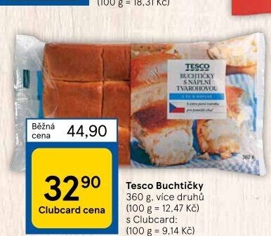 Buchtičky české Tesco