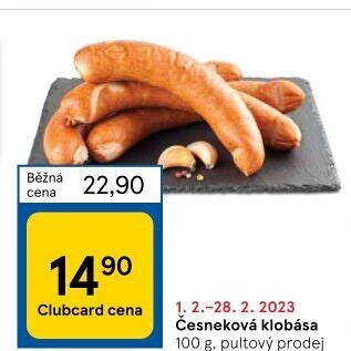 Česneková klobása