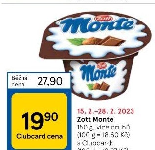 Dezert Monte Zott