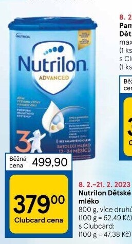Kojenecká výživa Nutrilon
