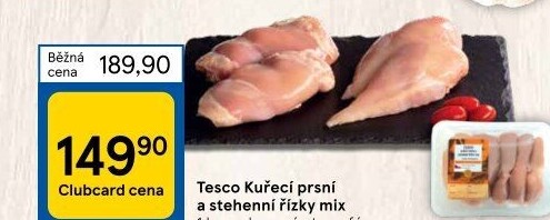 Kuřecí řízky mix Tesco
