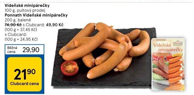 Minipárečky vídeňské