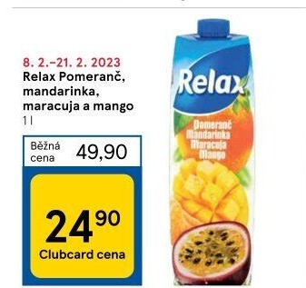 Nápoj ovocný Relax