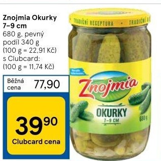Okurky Znojmia