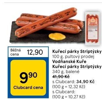 Párky kuřecí striptýzky