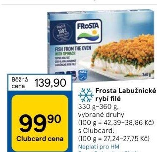 Rybí filé labužnické mražené Frosta
