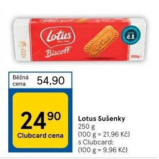 Sušenky Biscoff Lotus