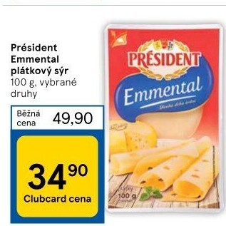 Sýr Ementál Président