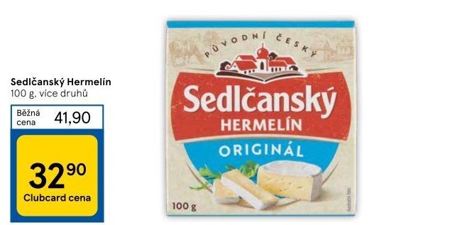Sýr Hermelín Sedlčanský