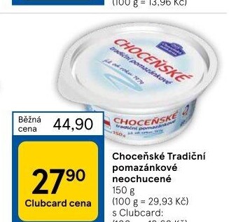 Tradiční pomazánkové Choceňské