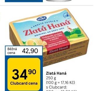 Tuk Zlatá Haná Olma