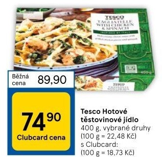 Hotová jídla Tesco