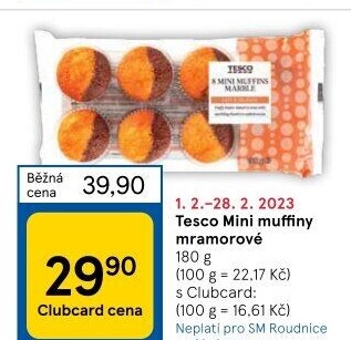 Muffiny mini Tesco
