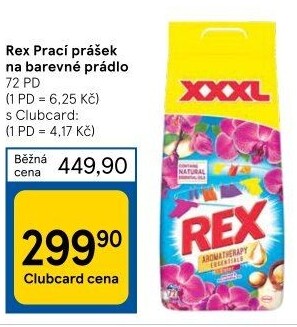 Prací prášek Rex