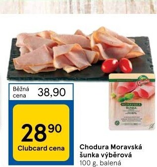 Šunka moravská výběrová Beskydské uzeniny Chodura