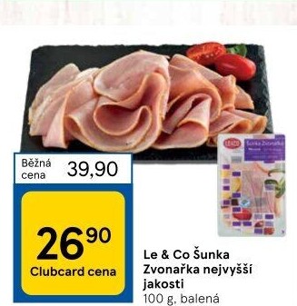 Šunka Zvonařka nejvyšší jakosti LE&amp