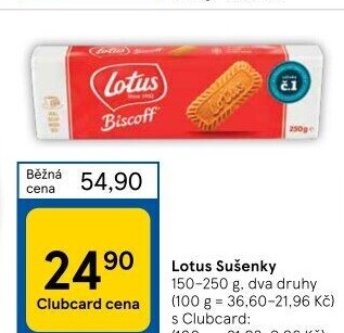 Sušenky Biscoff Lotus