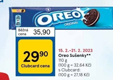 Sušenky Oreo
