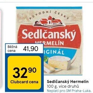 Sýr Hermelín Sedlčanský