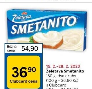 Sýr tavený Smetanito Želetava