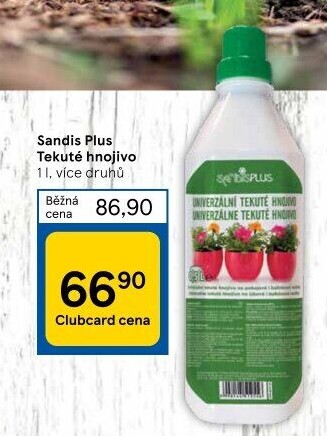Tekuté univerzální hnojivo Sandis plus