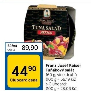 Tuňákový salát Exclusive Franz Josef Kaiser